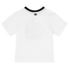 Boys White Logo T-Shirt, 1, hi-res
