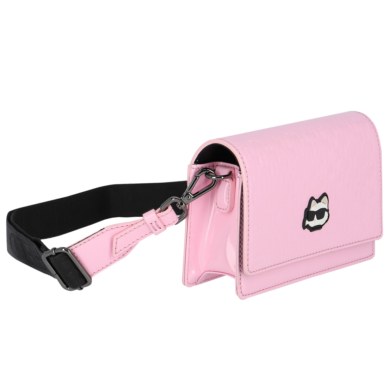 Girls Pink Logo Handbag, 2, hi-res