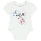 Baby Girls White, Grey & Purple Bodysuits ( 3-Pack ), 1, hi-res