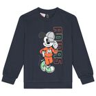 Boys Navy Blue Disney Logo Tracksuit, 1, hi-res