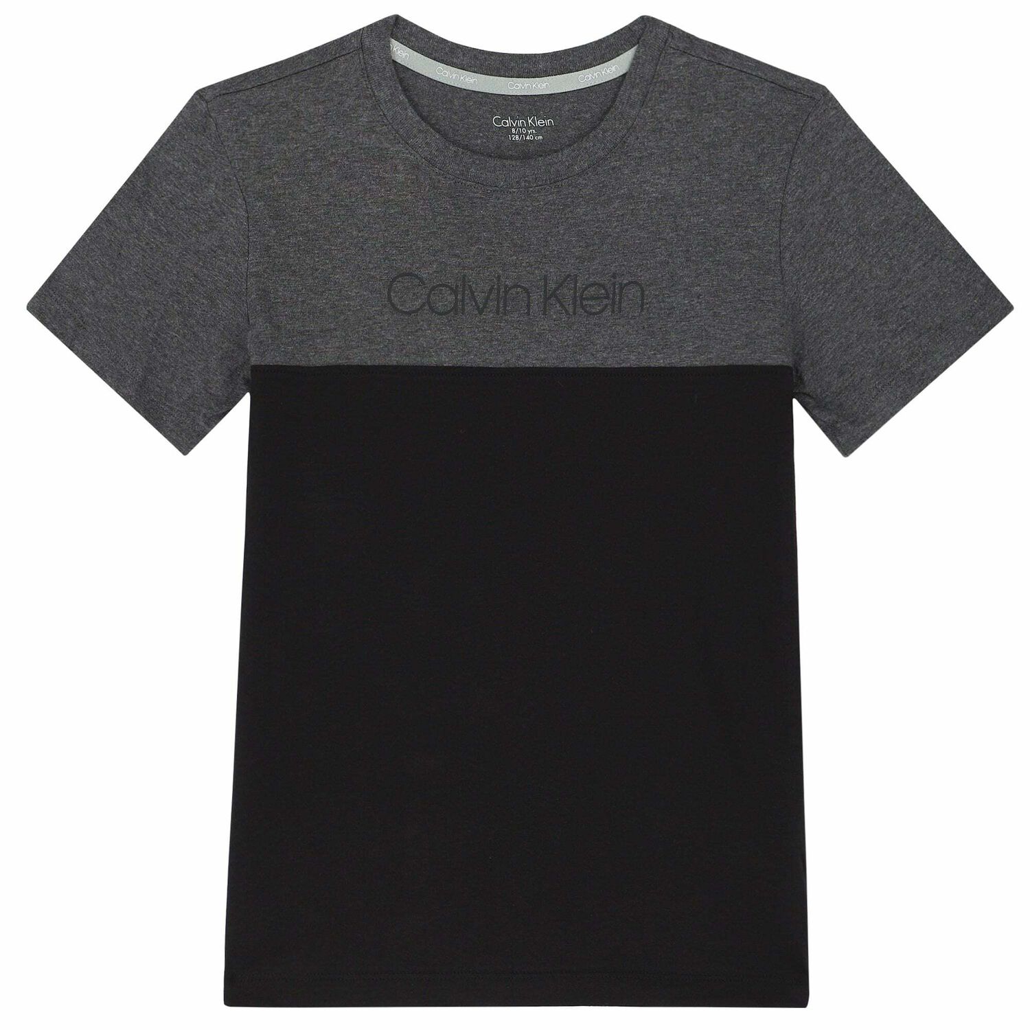 Boys Grey & Black Logo Pyjamas, 1, hi-res