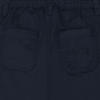 Boys Navy Blue Cotton Trousers, 1, hi-res