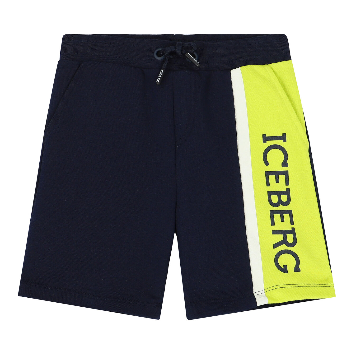 Younger Boys Navy Logo Shorts, 1, hi-res image number null