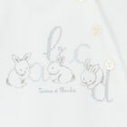 White Rabbit & Logo Babygrow, 1, hi-res
