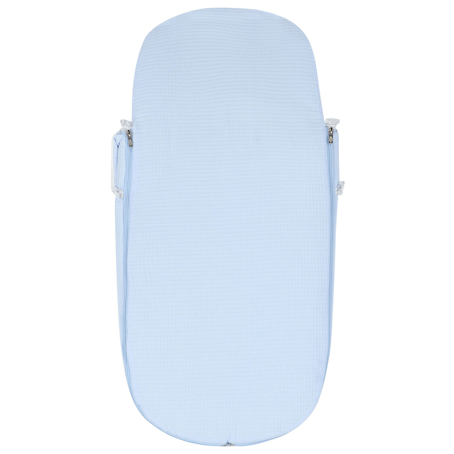 Boys Blue & White Polka Dot Baby Pram Nest, 1, hi-res image number null