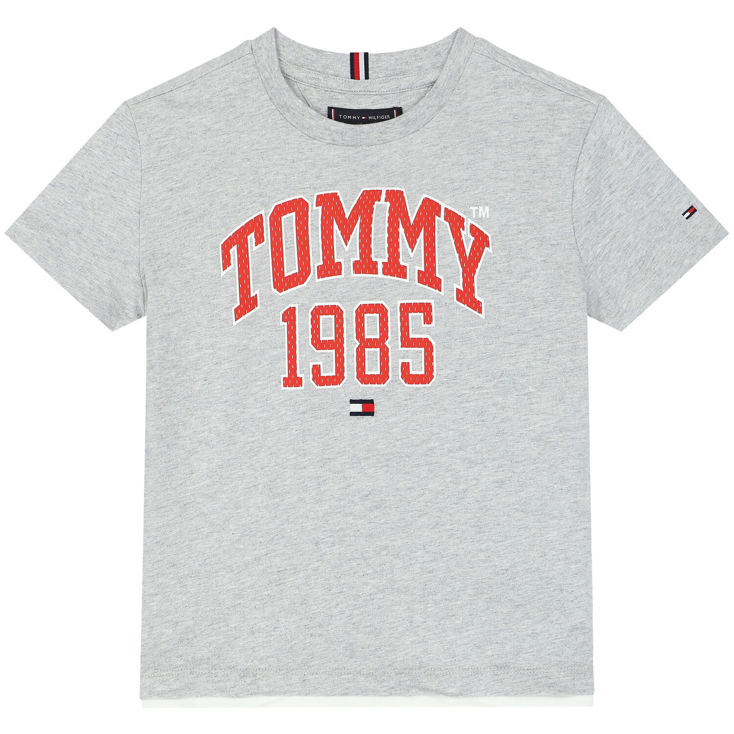 Boys Grey Logo T-Shirt, 3, hi-res