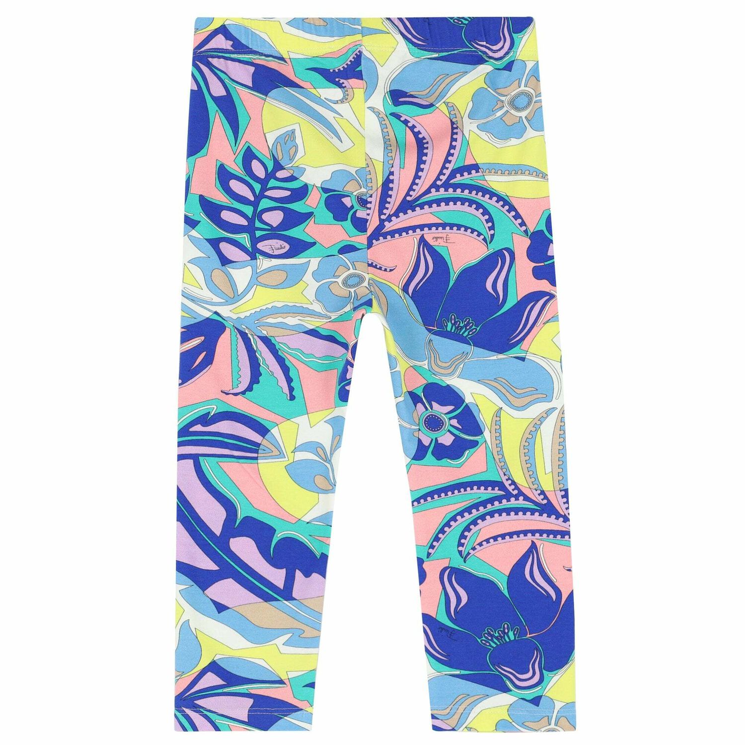 Girls Multi Coloured Printed Leggings, 1, hi-res image number null