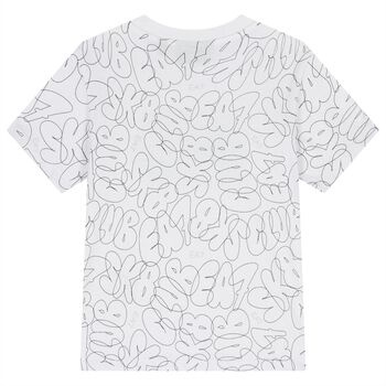 Boys White Logo T-Shirt