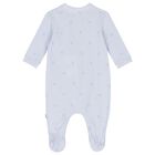 Baby Boys Blue Logo Babygrow, 1, hi-res