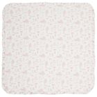 Baby Girls White & Pink Swan Blanket, 1, hi-res