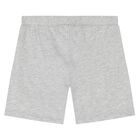 Younger Black & Grey Teddy Bear Logo Shorts Set, 5, hi-res