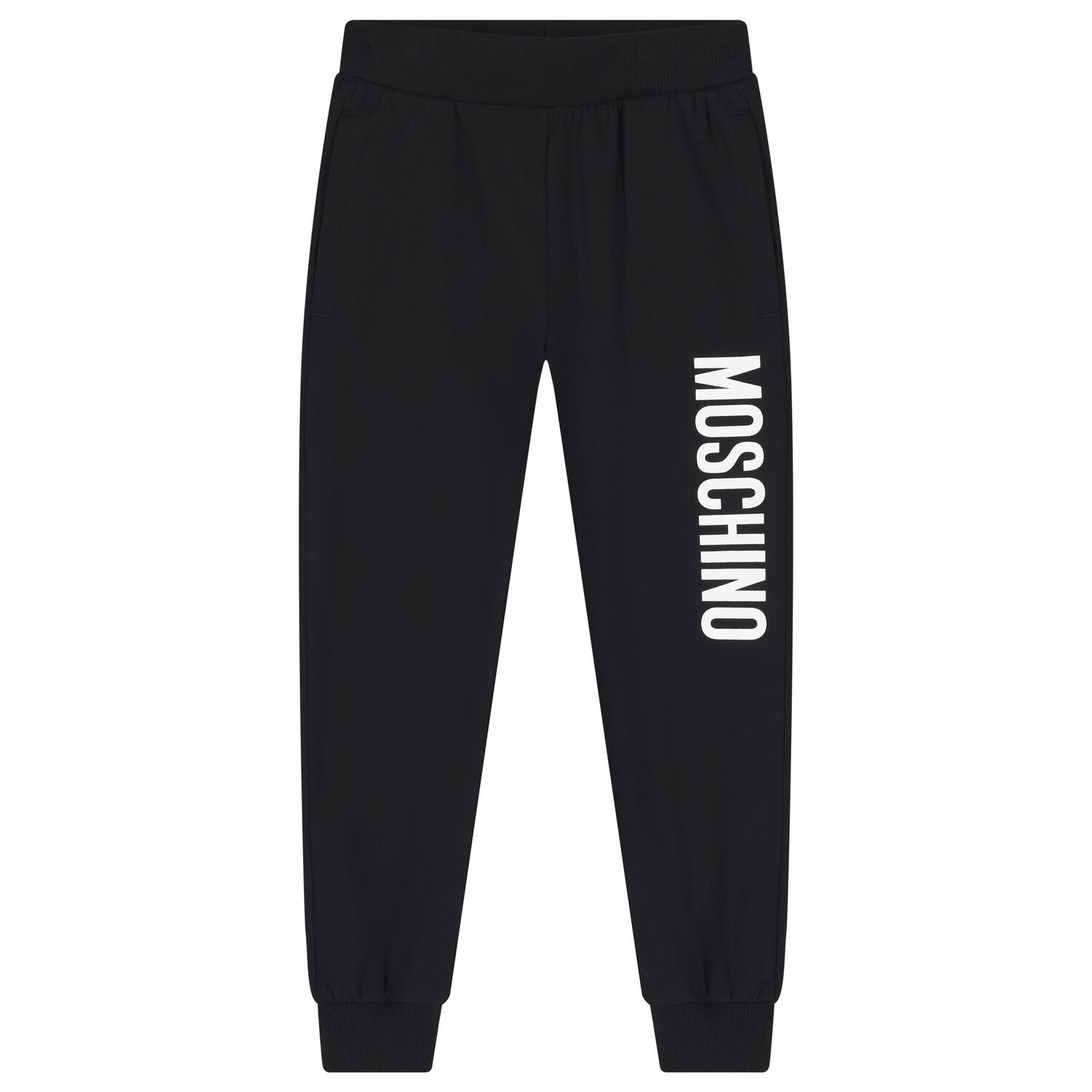 Black Logo Joggers, 1, hi-res
