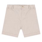 Baby Boys Beige Shorts Set, 2, hi-res