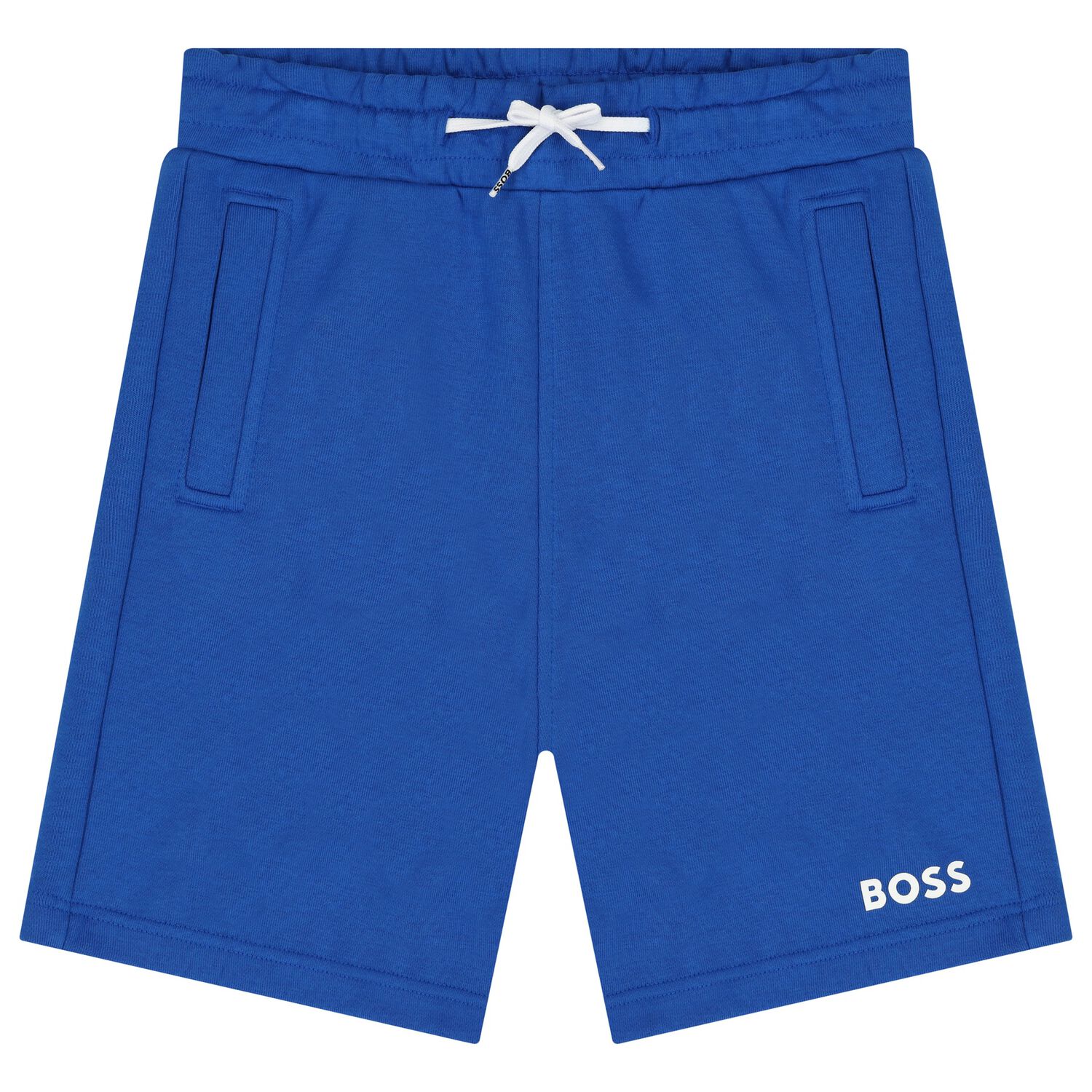 Boys Bright Blue Logo Shorts, 6, hi-res image number null