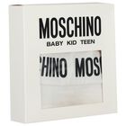 White Logo Baby Hat, 1, hi-res