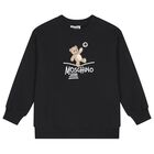 Black Teddy Bear Logo Tracksuit, 1, hi-res