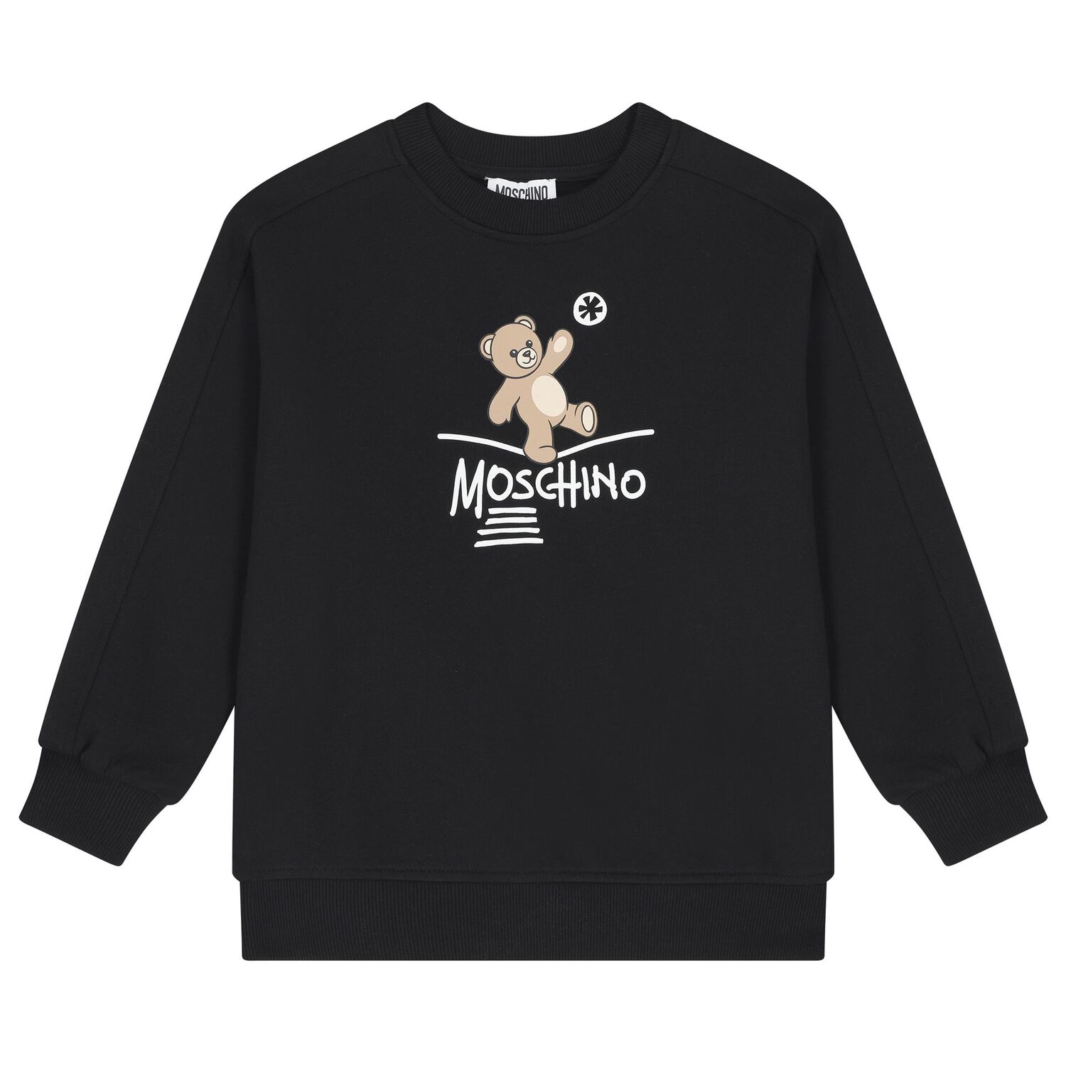 Black Teddy Bear Logo Tracksuit, 1, hi-res
