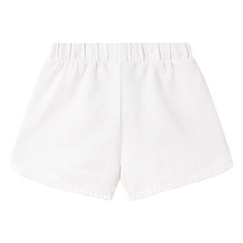 Younger Girls White Shorts