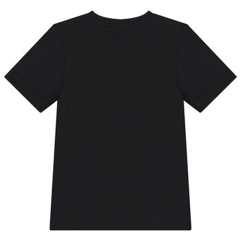 Boys Black Logo T-Shirt