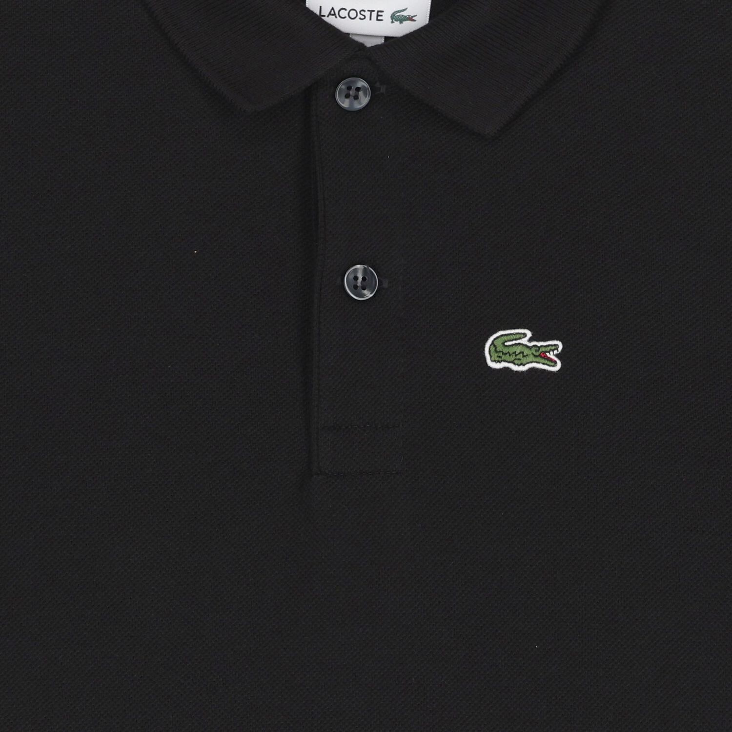 Boys Black Logo Polo Shirt, 2, hi-res