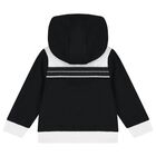 Younger Boys Black & White Logo Tracksuit, 1, hi-res