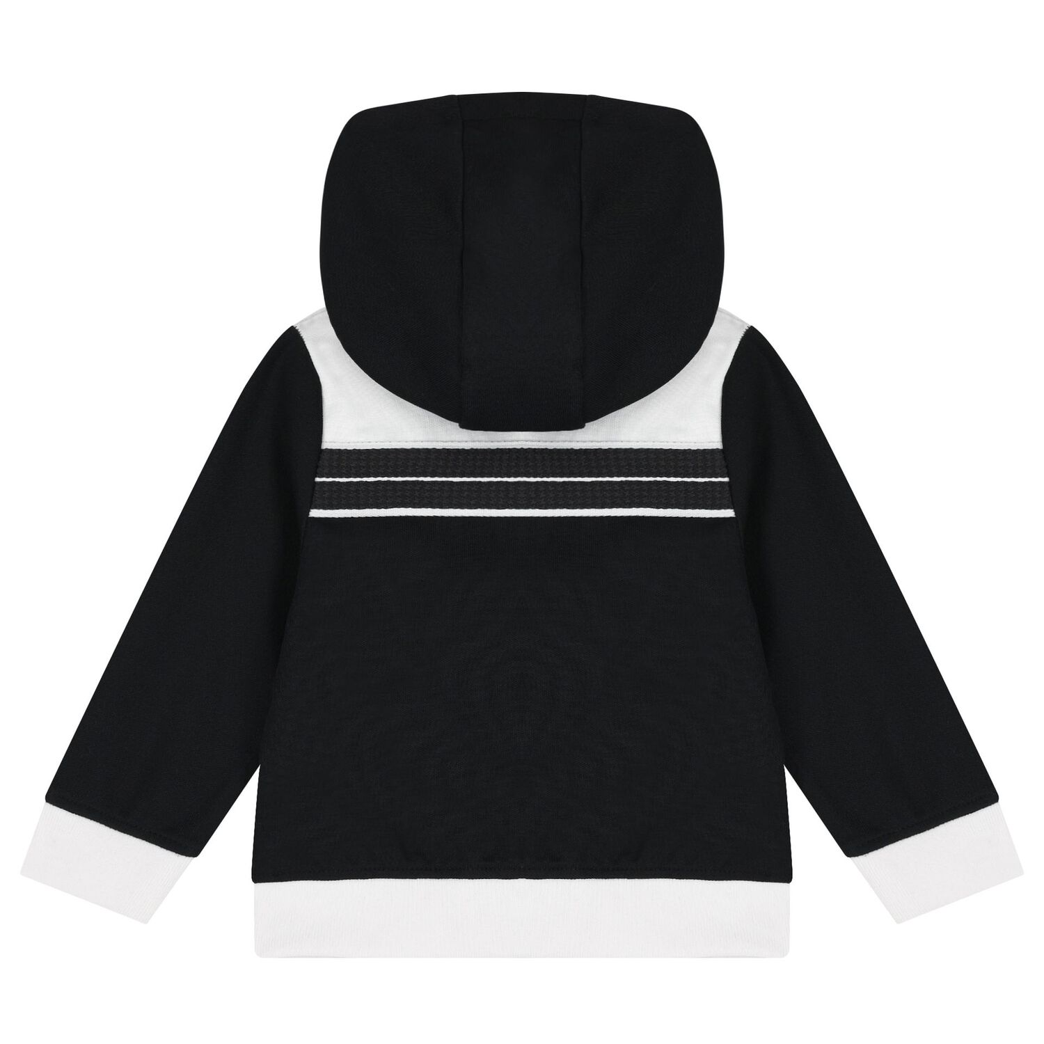 Younger Boys Black & White Logo Tracksuit, 1, hi-res