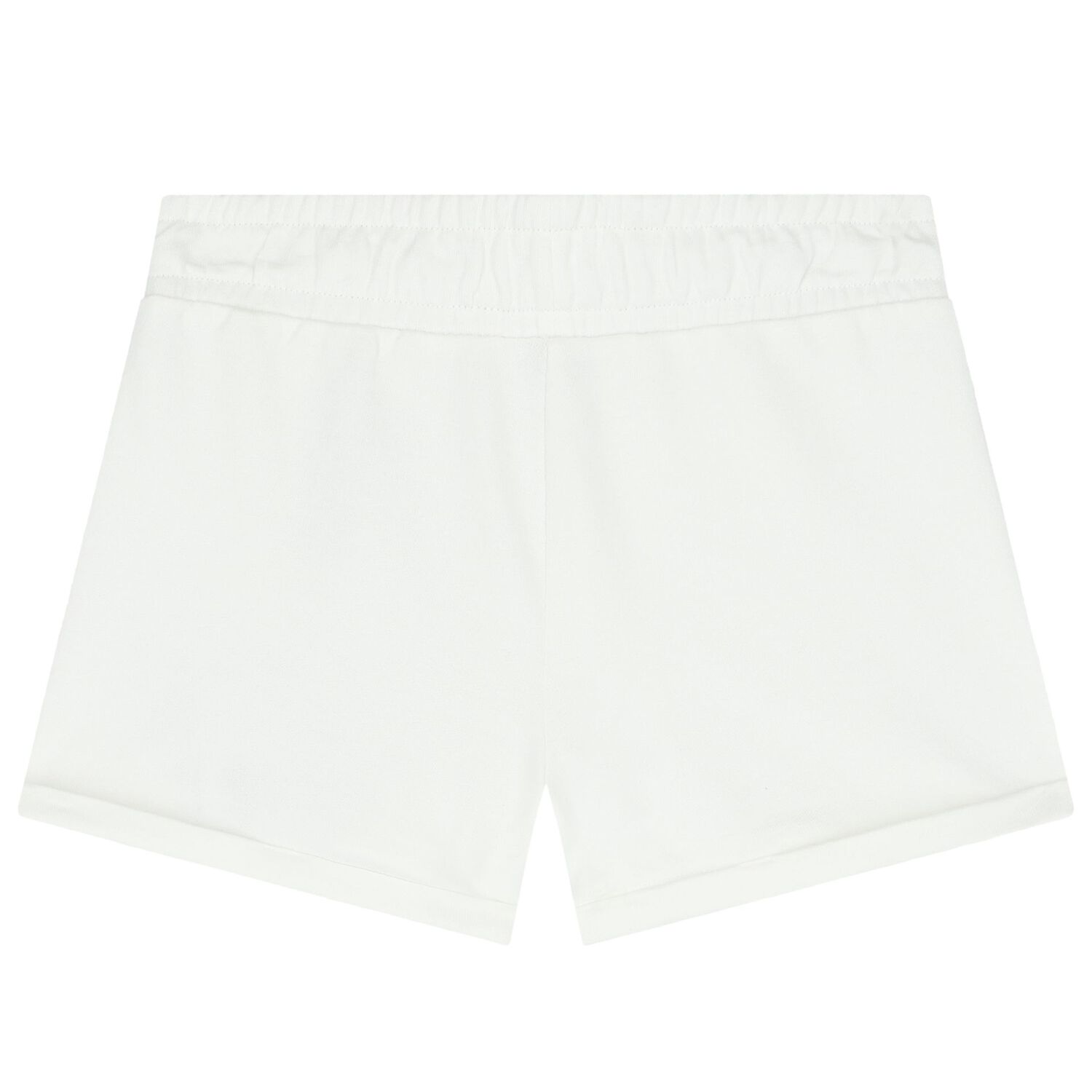 Girls White Shorts, 1, hi-res