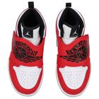 Black, Red & White Sky Jordan 1 Trainers, 4, hi-res