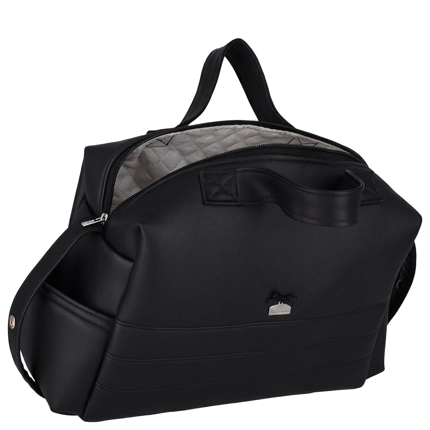 Black Baby Changing Bag ( 38cm ), 1, hi-res