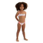 Girls White Strawberry Crush Bandeau Bikini, 1, hi-res