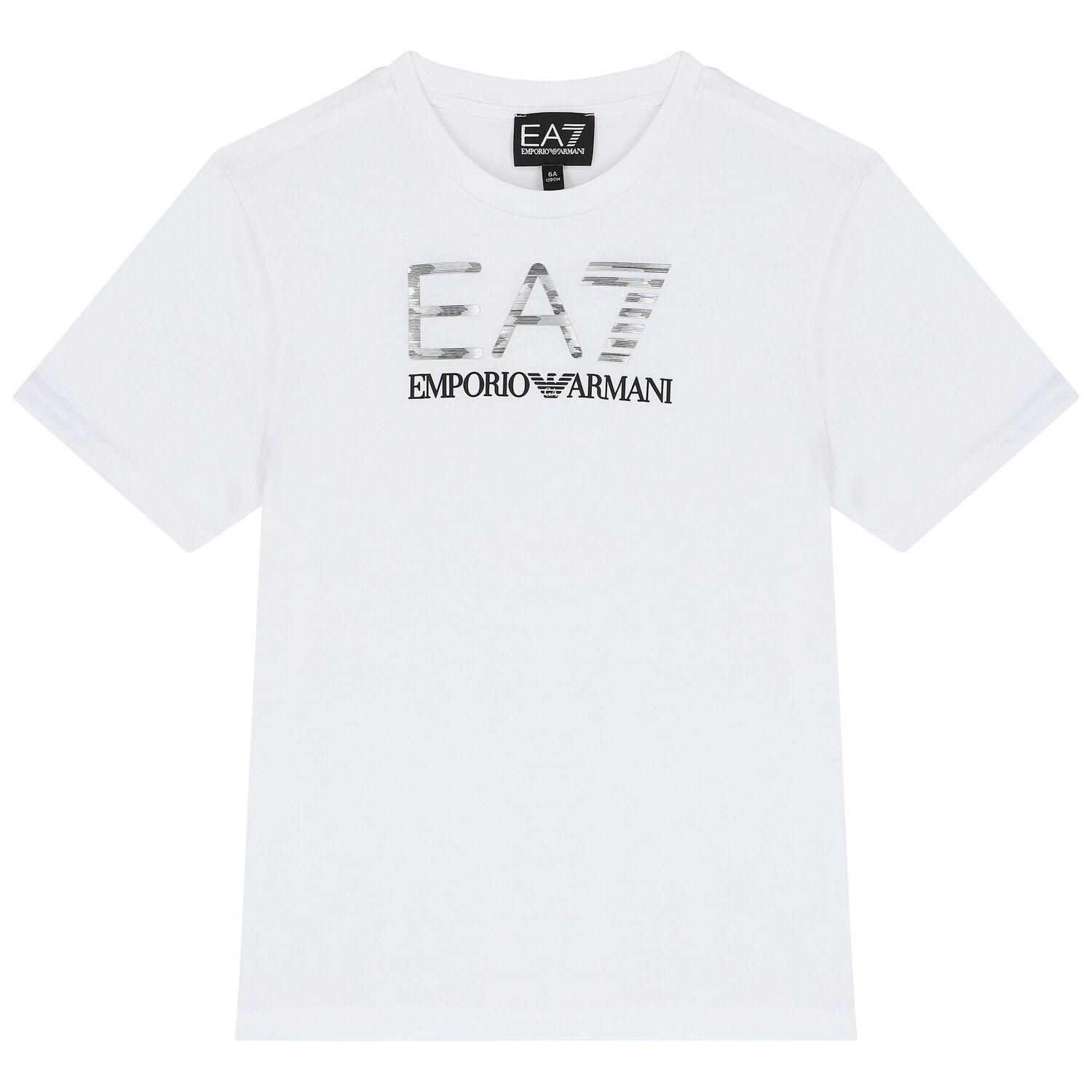 Boys White Logo T-Shirt, 1, hi-res