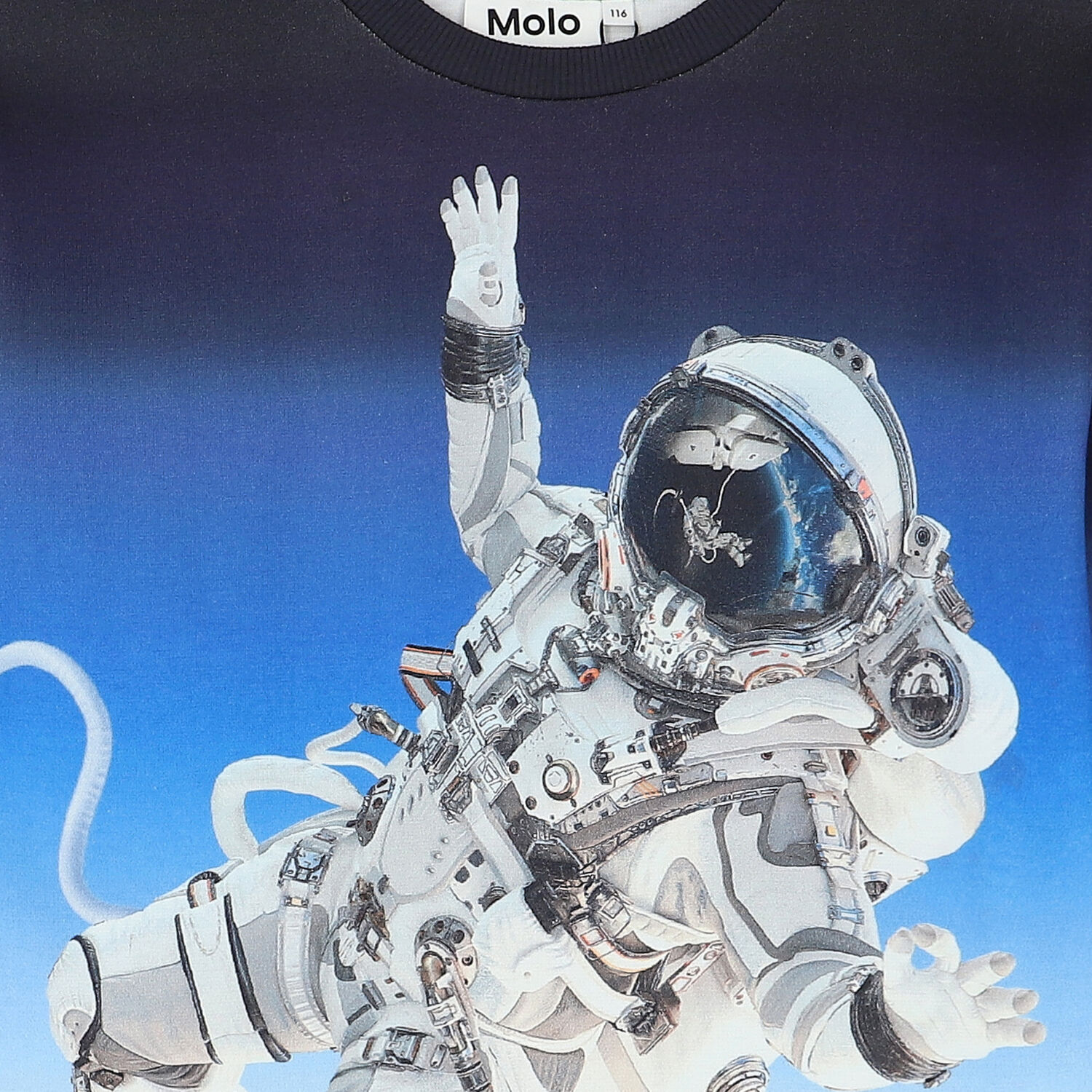 Boys Blue Astronaut Sweatshirt, 1, hi-res