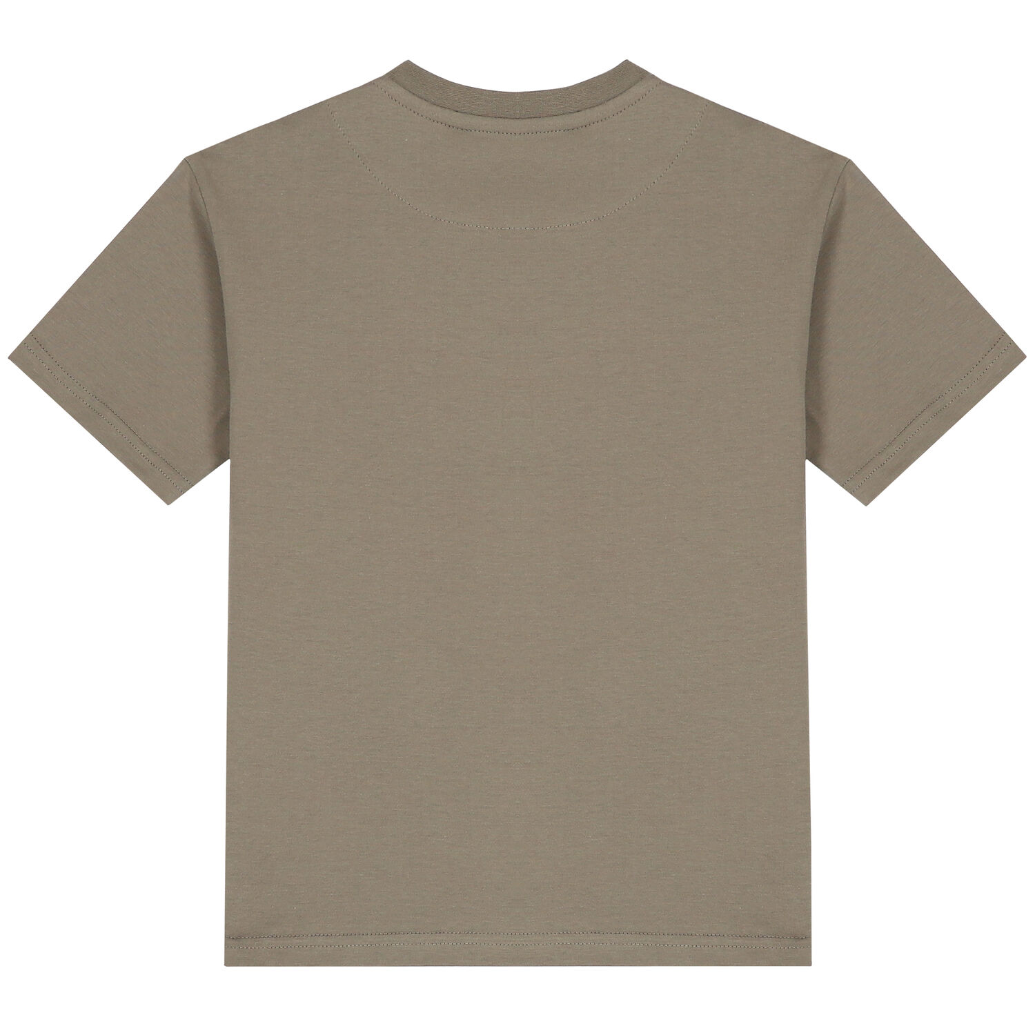 Boys Khaki Cotton T-Shirt, 1, hi-res