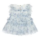 Baby Girls Blue Tulle Dress, 2, hi-res