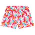 Girls Multi-Coloured Floral Shorts, 2, hi-res