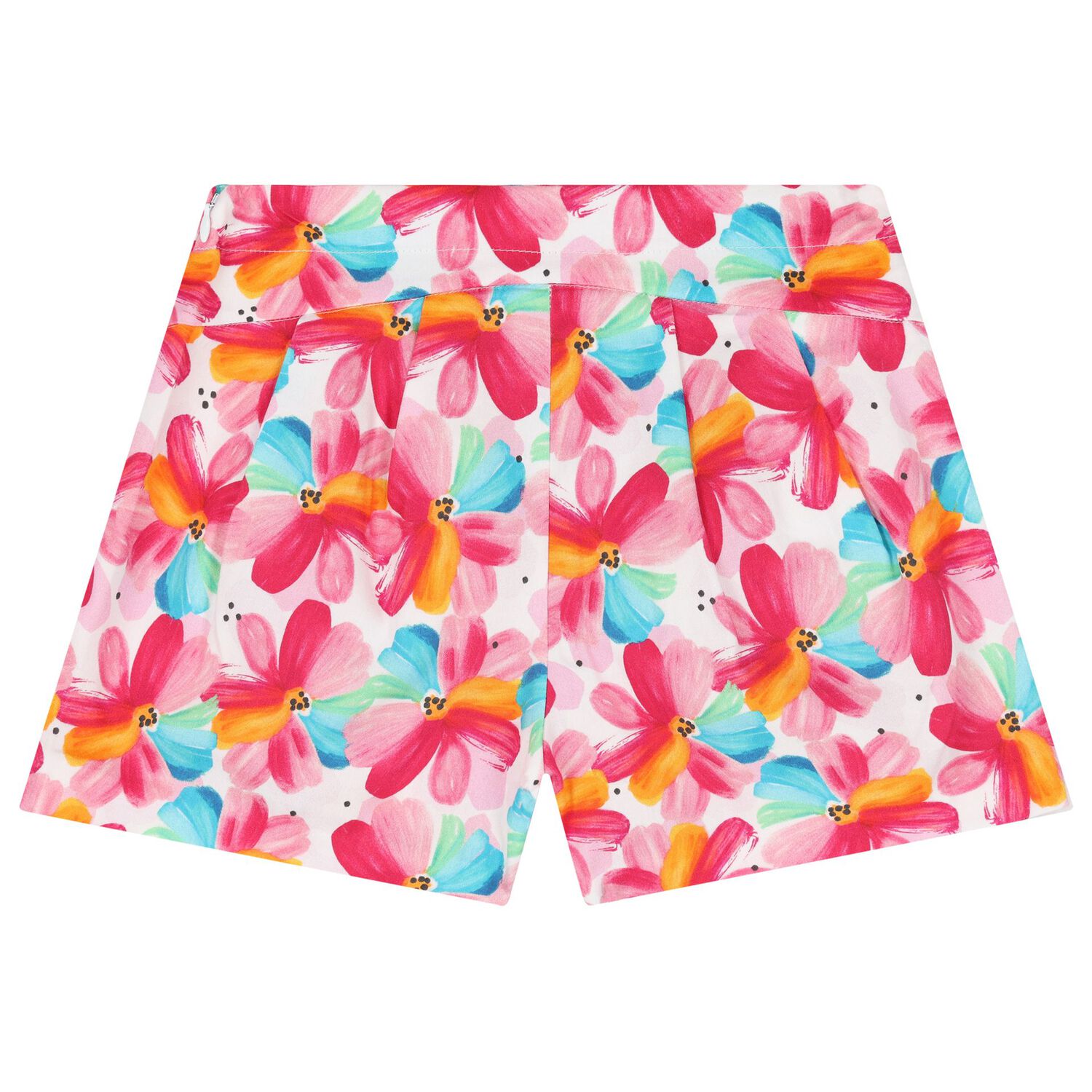 Girls Multi-Coloured Floral Shorts, 2, hi-res image number null
