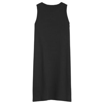 Girls Black Logo Dress