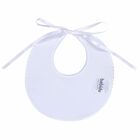 Baby Blue Cotton Bib, 1, hi-res