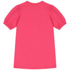 Girls Pink Logo Bag Dress, 1, hi-res