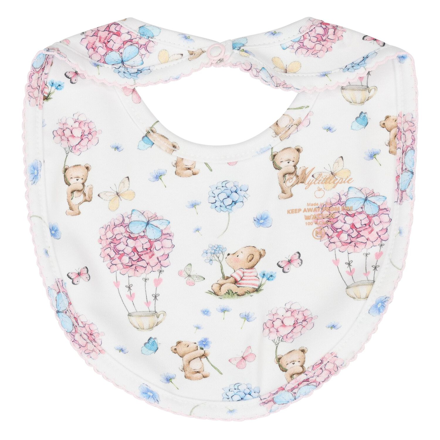 Baby Girls White Azalia Babygrow Set, 1, hi-res