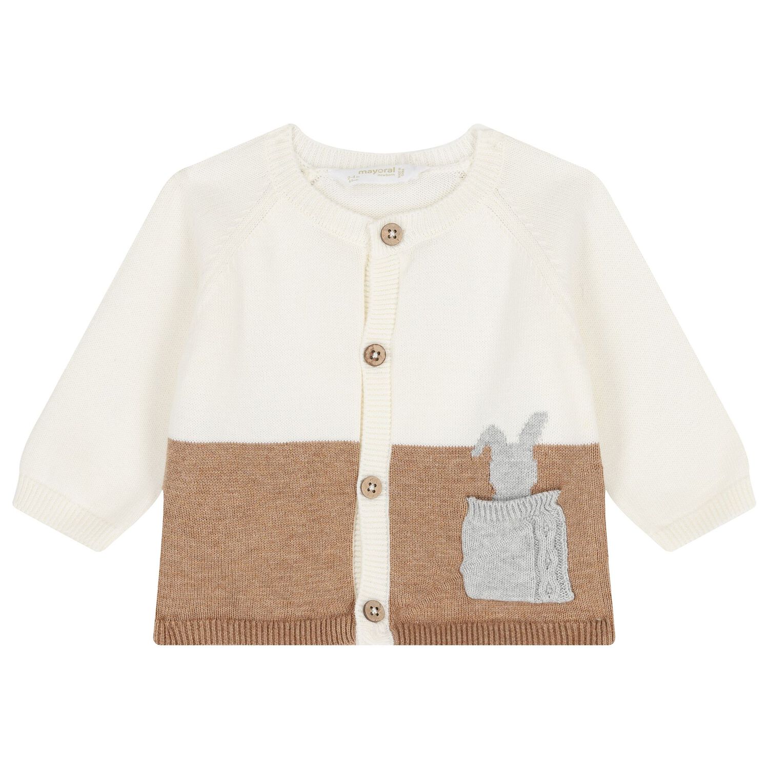 Baby Boys Ivory, Beige & Grey Dungaree Set, 1, hi-res