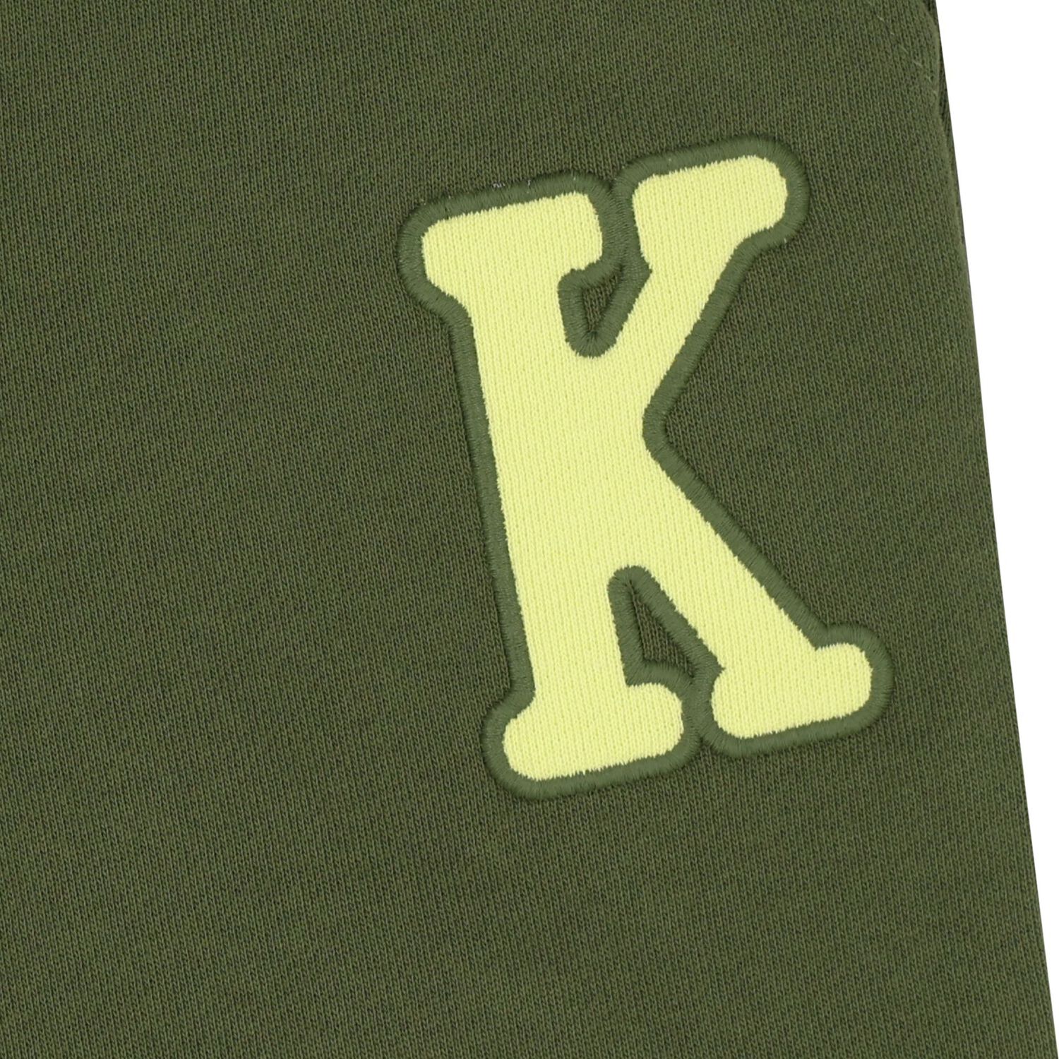 Boys Green Logo Shorts, 1, hi-res