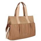 Beige Logo Canvas Baby Changing Bag, 1, hi-res