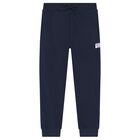 Boys Navy Blue Tracksuit, 1, hi-res