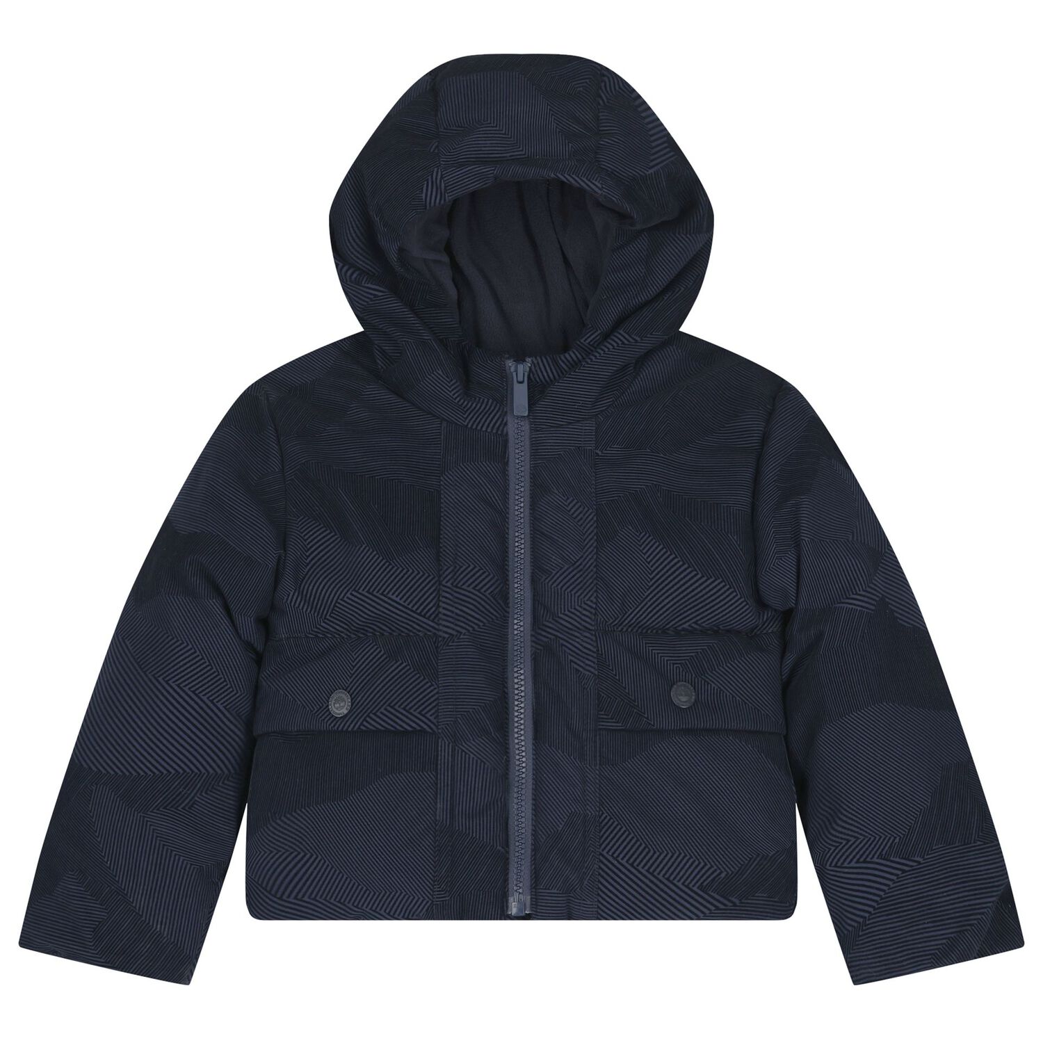 Boys Navy Blue Puffer Jacket, 1, hi-res