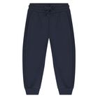 Younger Boys Ivory & Navy Blue Polar Bear Tracksuit Set (3 Piece), 2, hi-res
