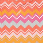 Girls Pink & Orange Logo Zig Zag Swimsuit, 1, hi-res