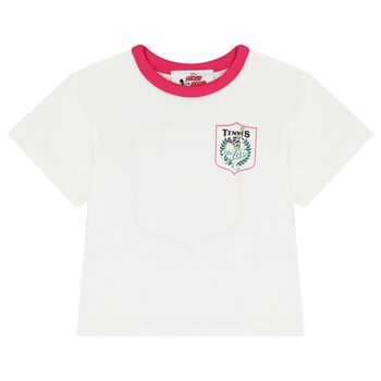 Girls White Disney T-Shirt