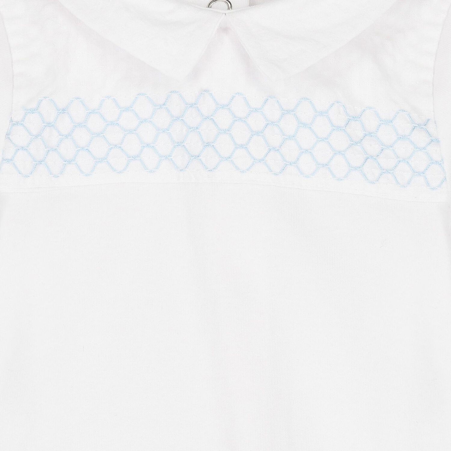 Baby Boys White Babygrow, 1, hi-res