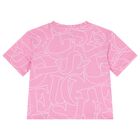 Girls Pink Logo T-Shirt, 2, hi-res